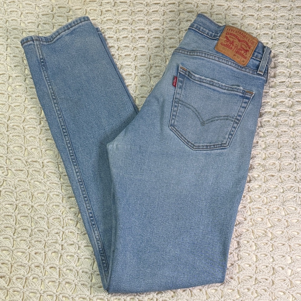Levi's 511 Slim Light Blue Straight Leg Jeans